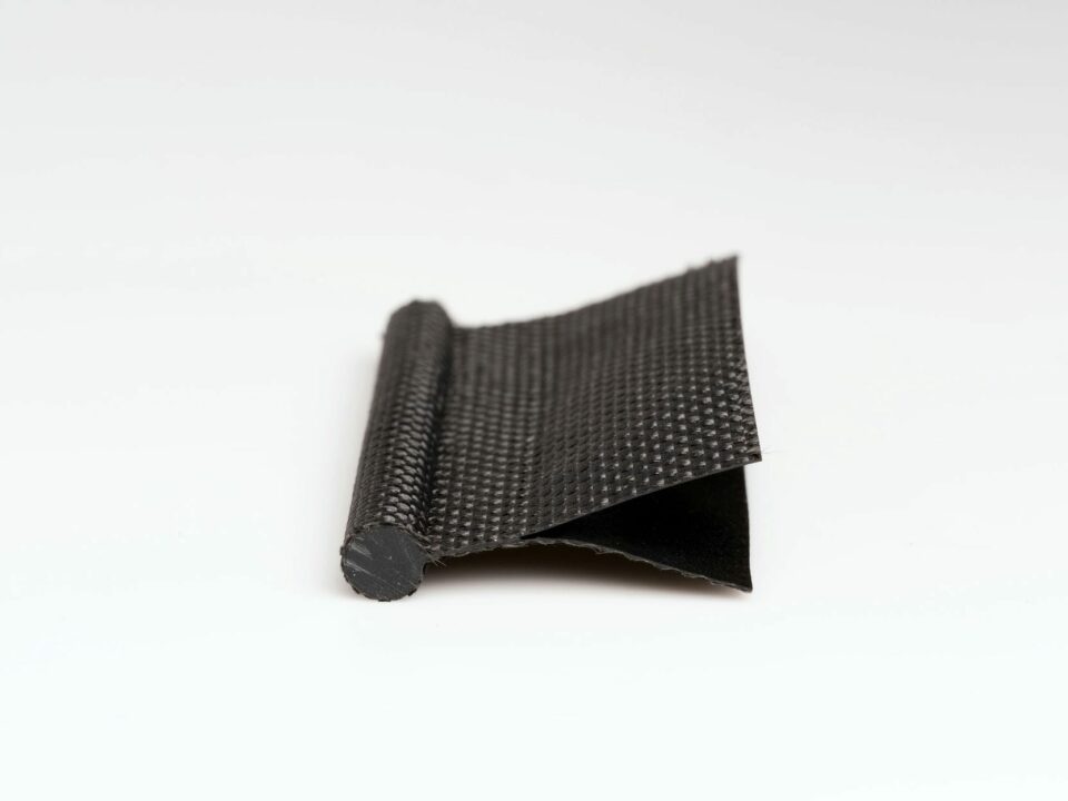 Tent keder D=7,5mm two flaps black - Fogasystem